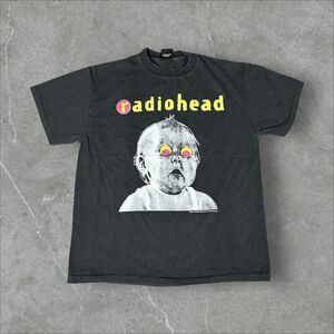 Vintage Radiohead Pablo Honey Tour Band Size Large Single Stitch Reprint T-Shirt
